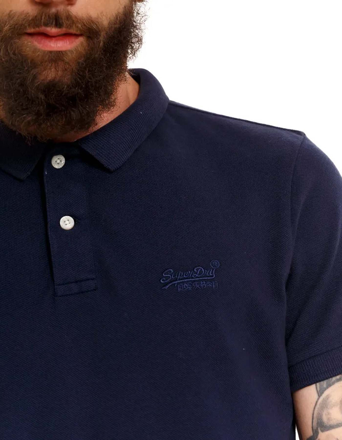 Camiseta Tipo Polo Superdry Hombre M1110345A-09S