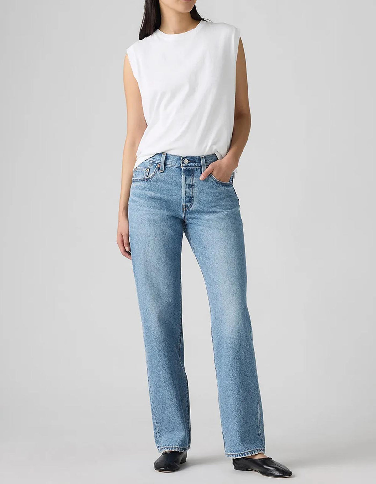 Jean Levis Mujer 501 90 Straight 235480