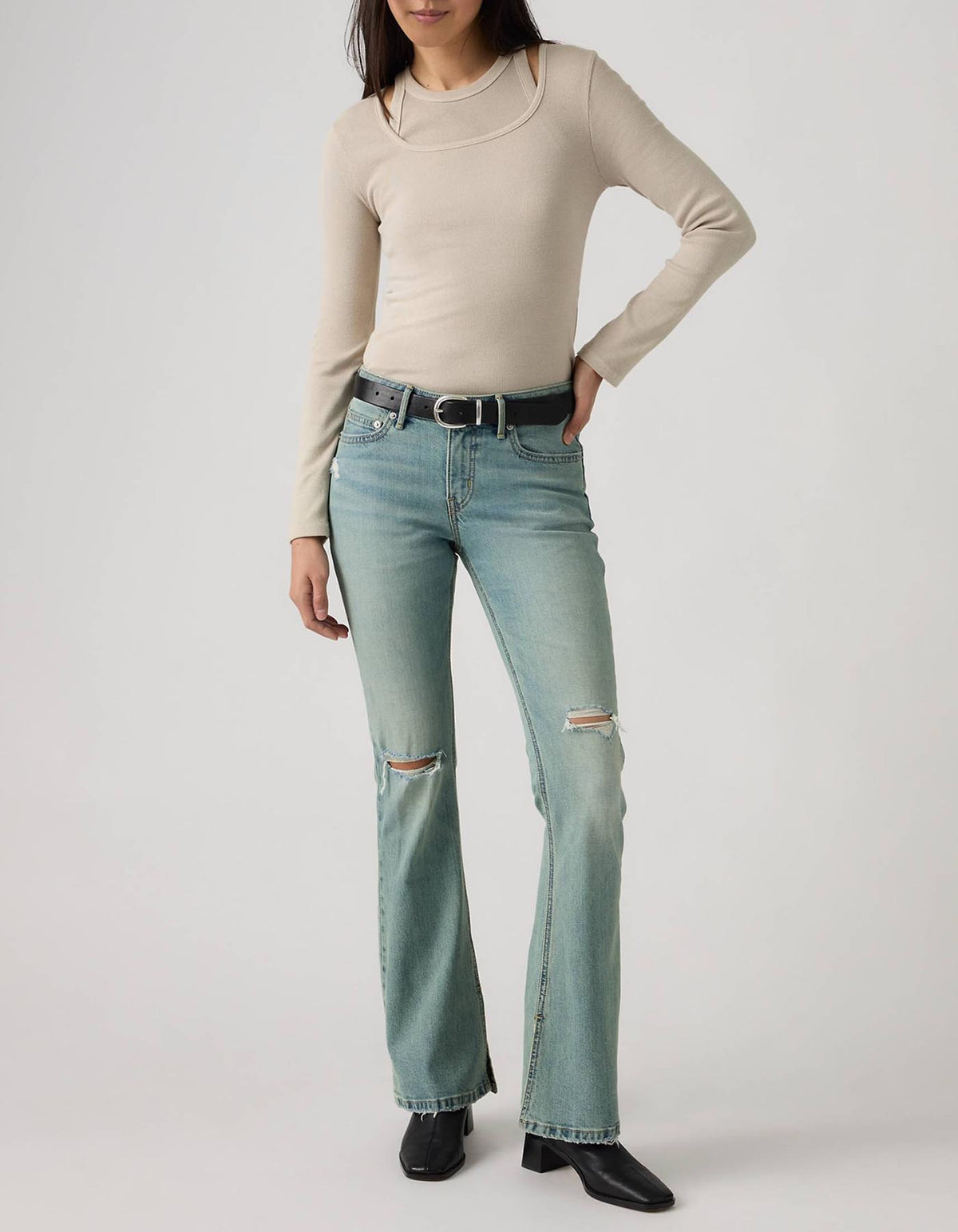 Jean Levis Mujer Low Slim Boot 236005