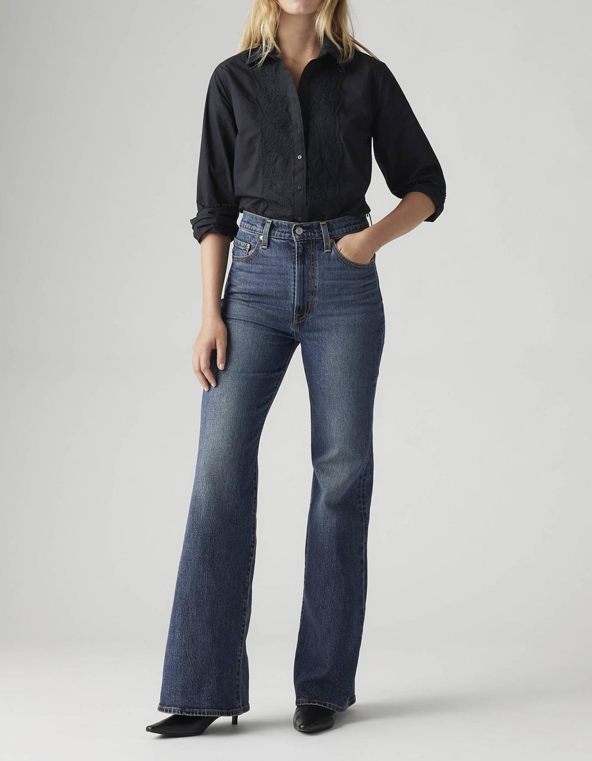 Jean Levis Mujer Ribcage Bells 236007