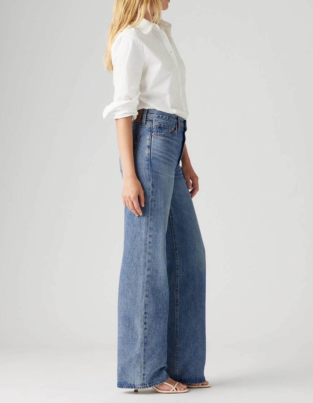 Jean Levis Mujer Ribcage Wide Leg 236035