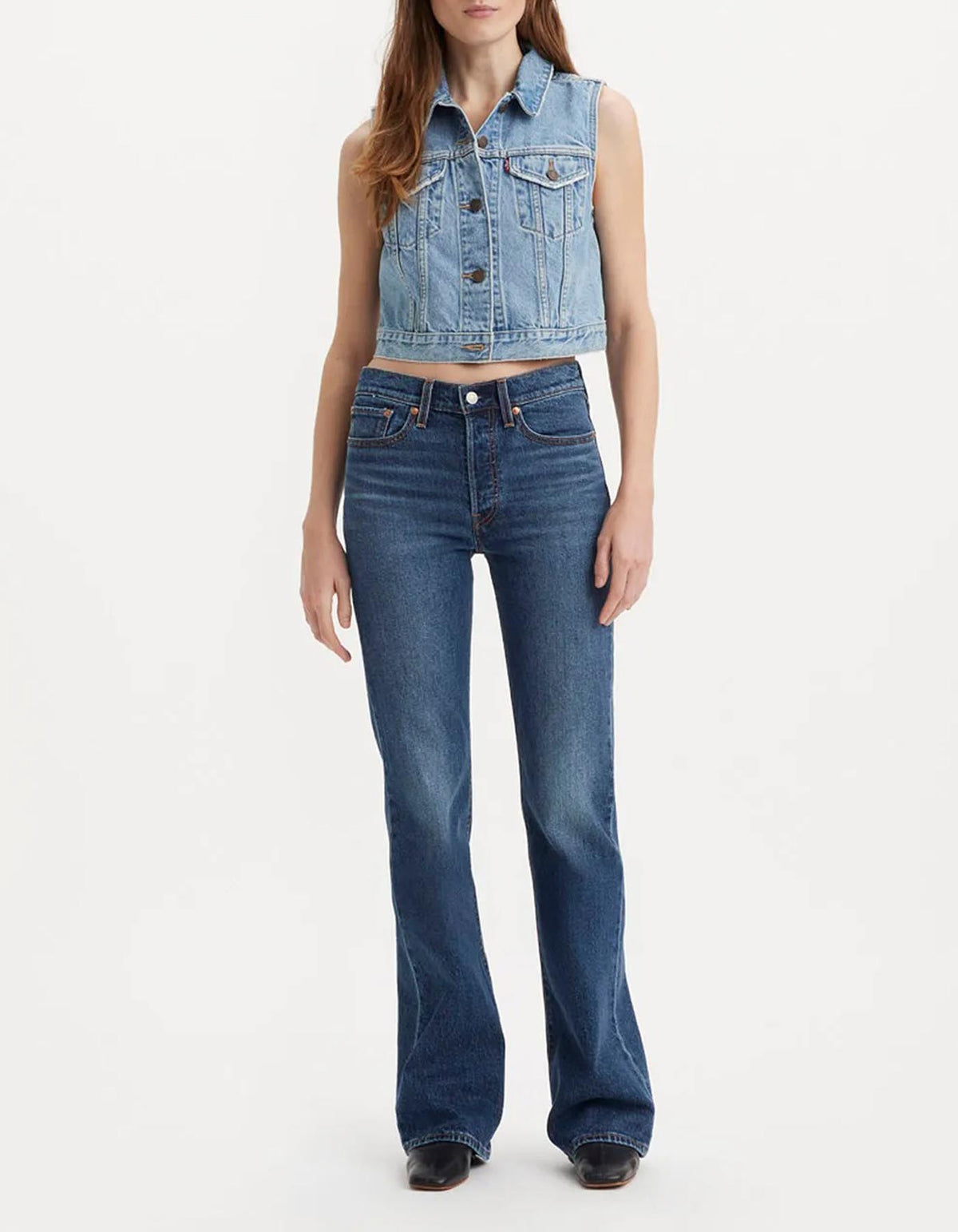 Jean Levis Mujer Wedgie Boot 233415