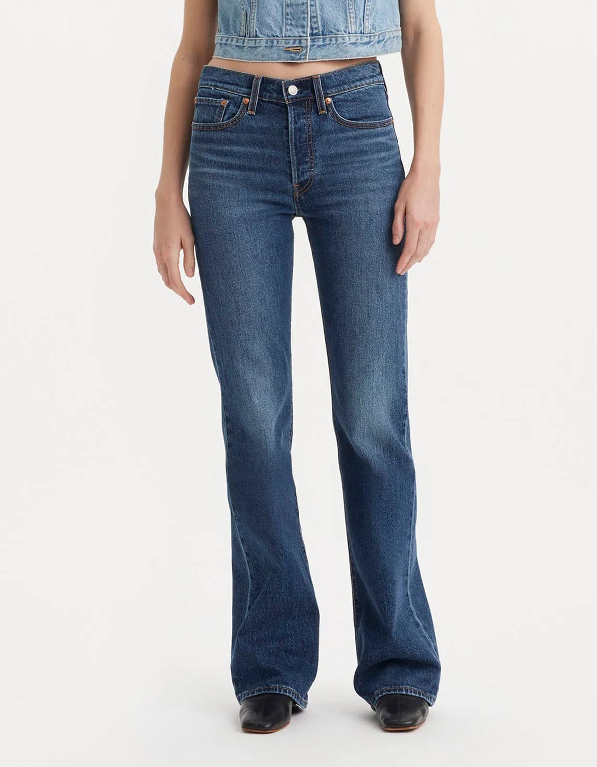 Jean Levis Mujer Wedgie Boot 233415