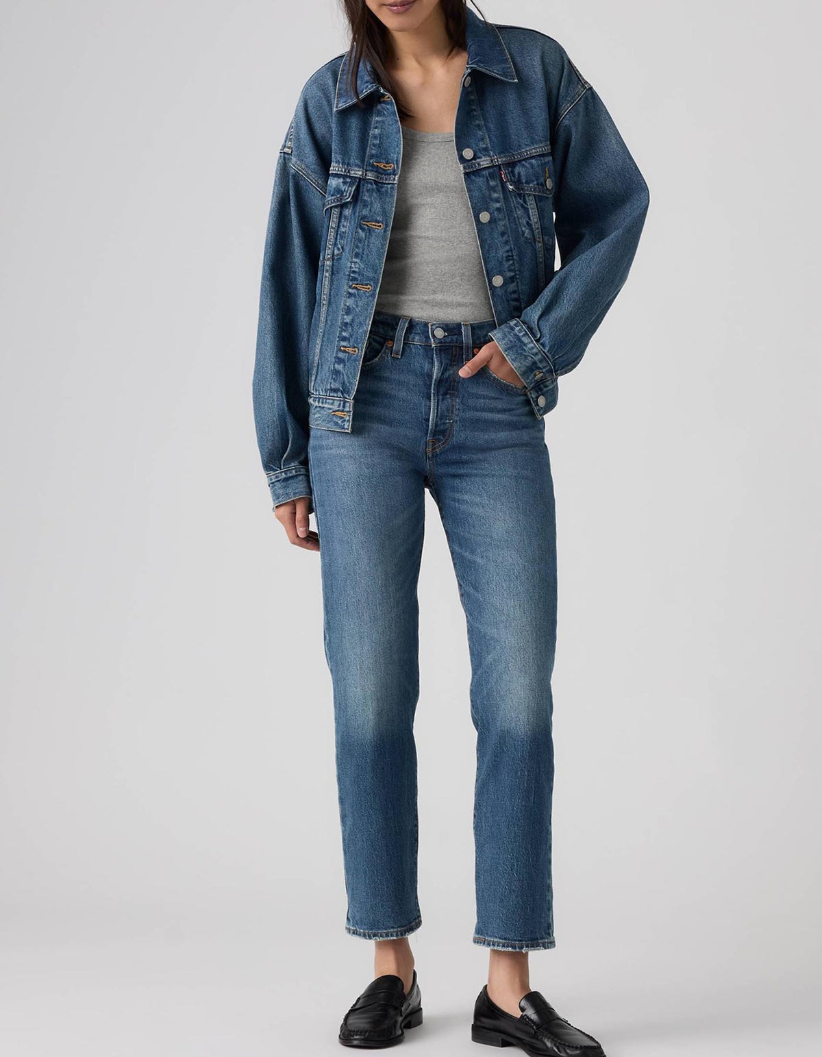 Jean Levis Mujer Wedgie Straight 235490