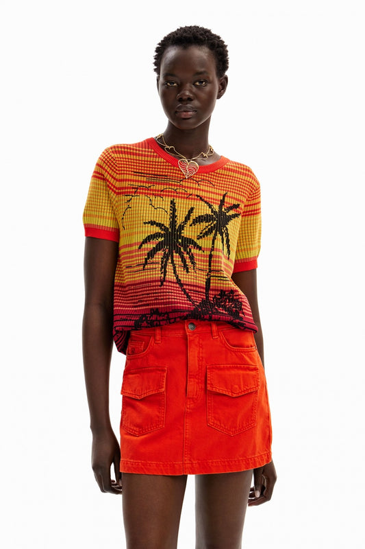 Camiseta Desigual Dubai Mujer 24SWTK877002