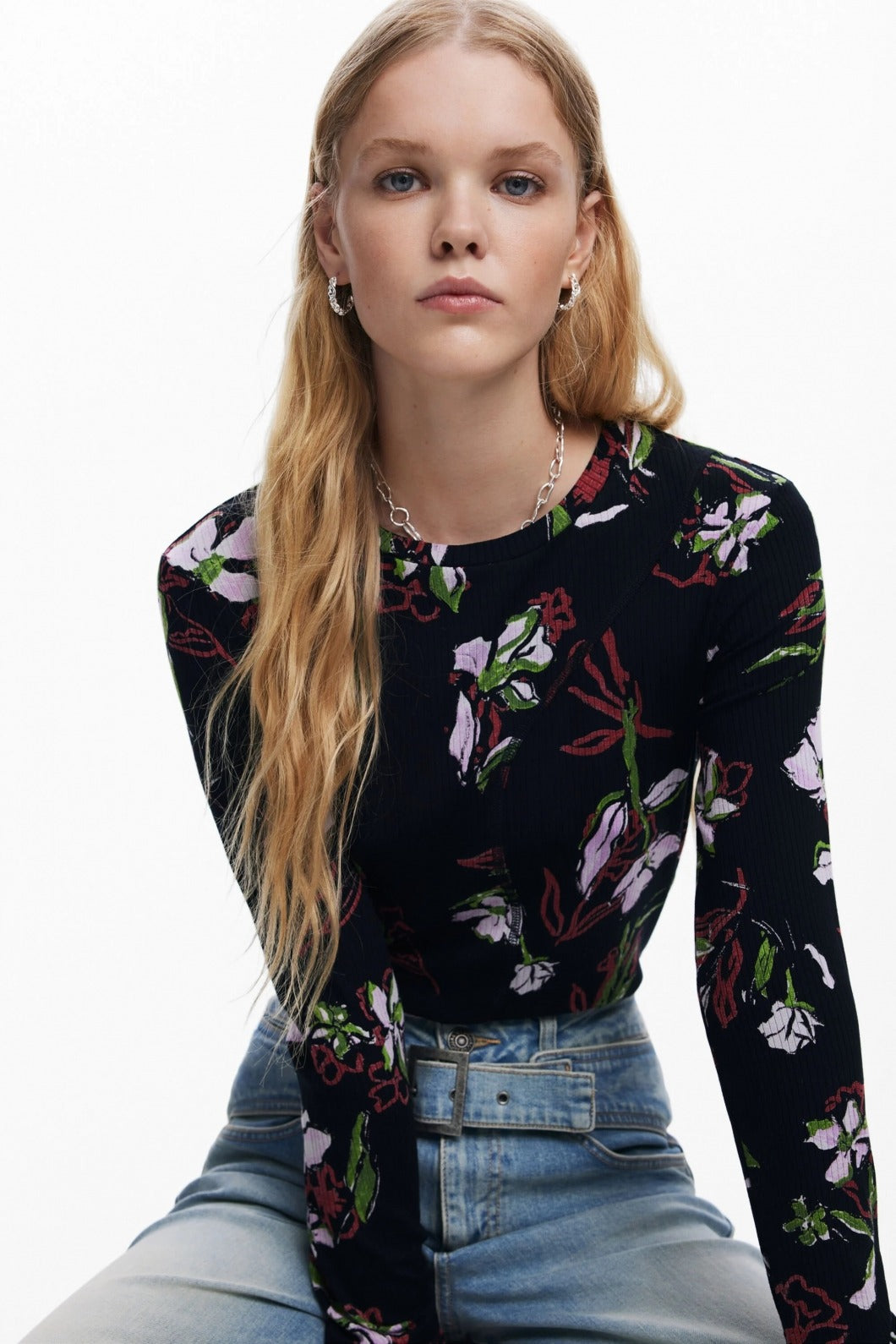 Camiseta Desigual Repris_Ts_Gala Mujer 24WWTKY32000